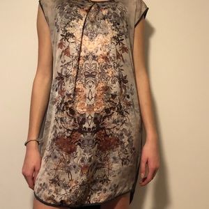 Silky floral Sisley dress